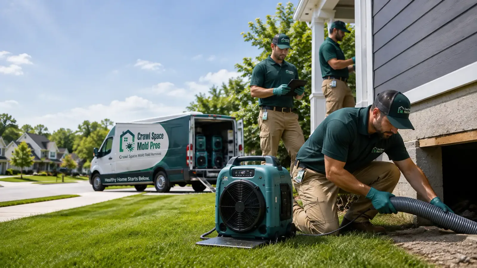 Crawl Space Mold Removal in Amston, CT